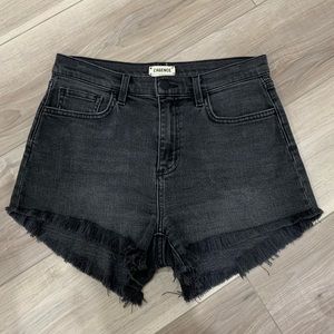 L’Agence Ryland cutoff denim shorts